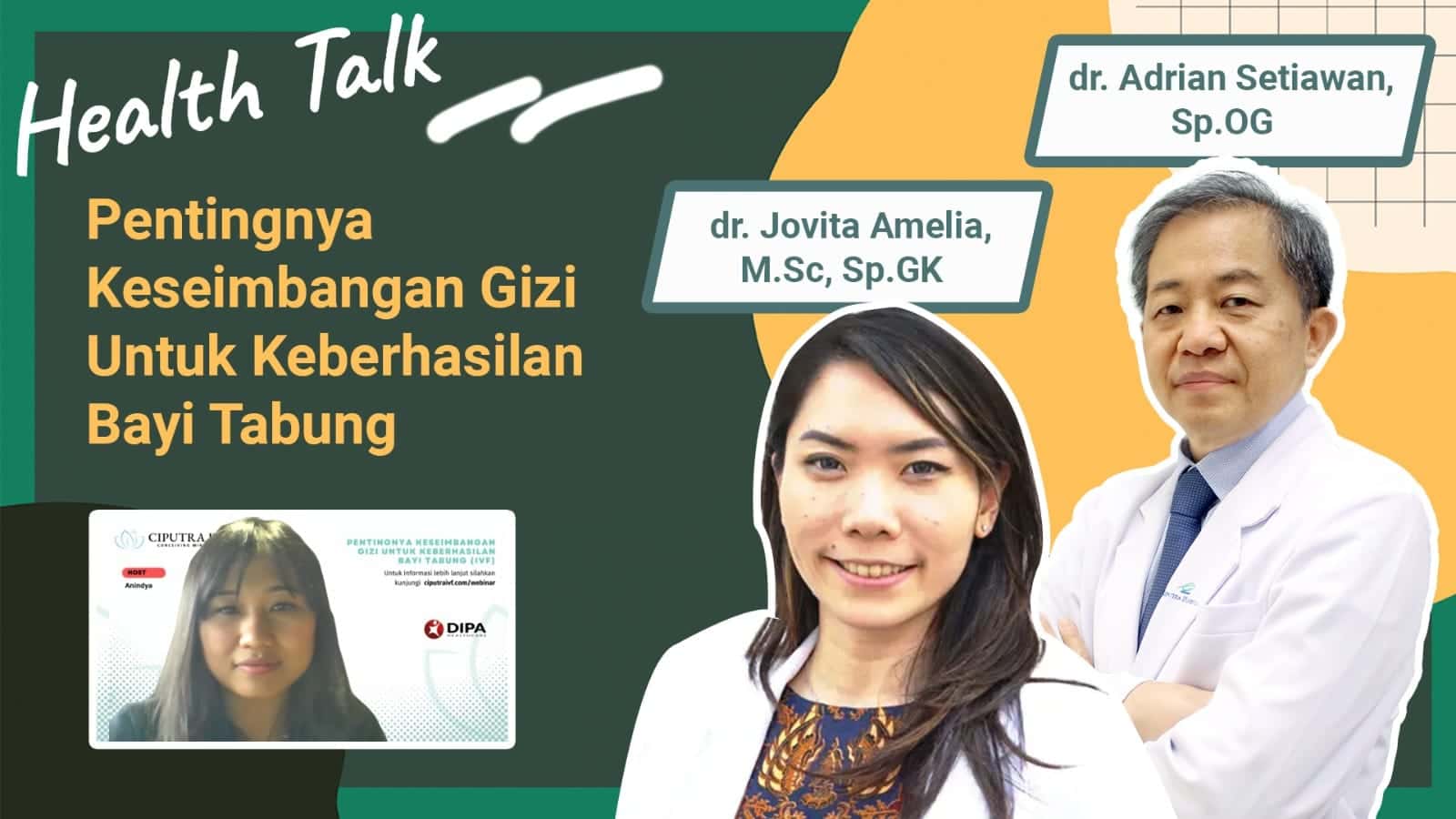 Makanan Penunjang Keberhasilan Bayi Tabung, Apa Saja Sih Dok? – Tanya Dokter Ciputra IVF