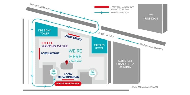 Denah Lotte Shopping Avenue